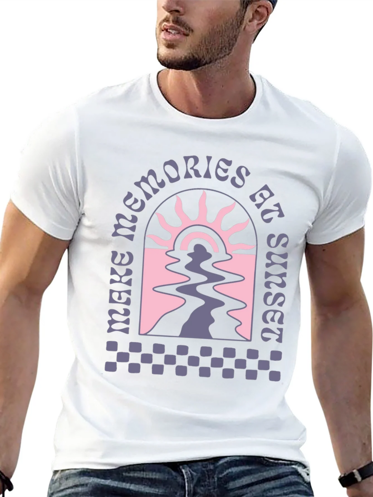 Sunset Memories Graphic Tee - Retro Style product image 12