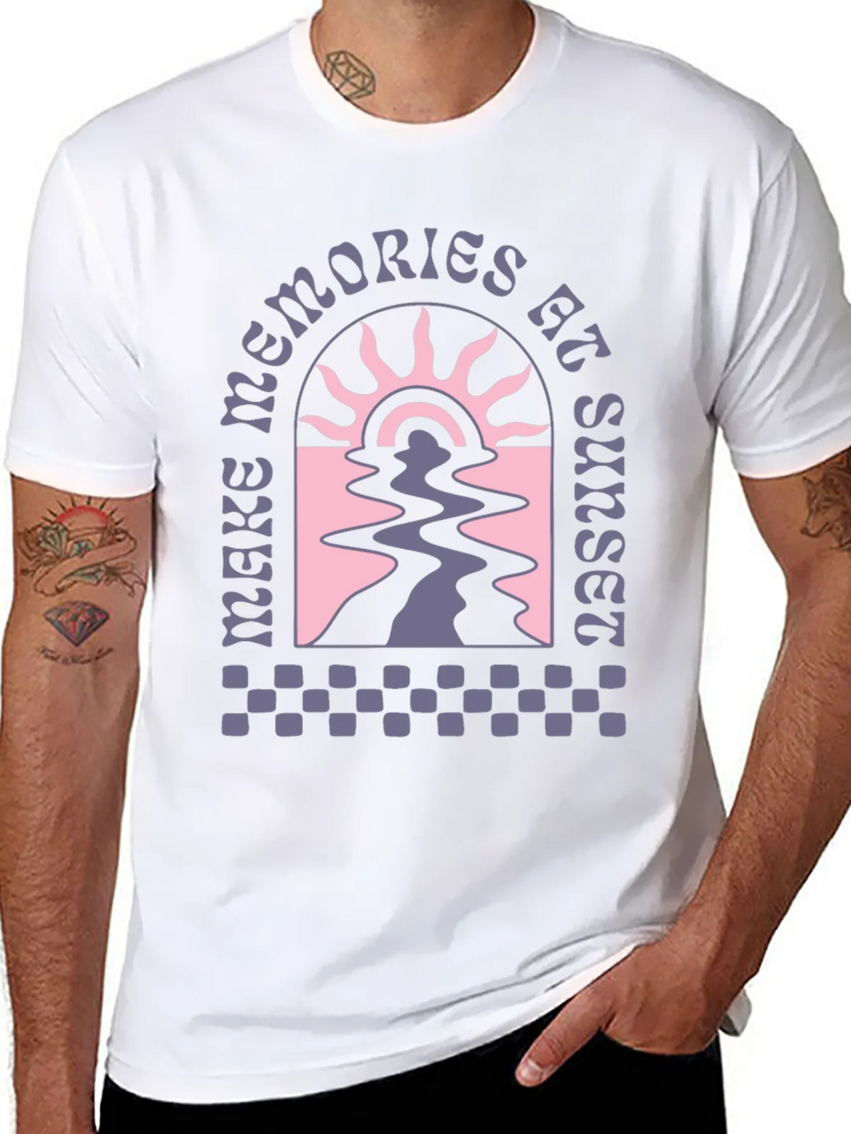 Sunset Memories Graphic Tee - Retro Style product image 7