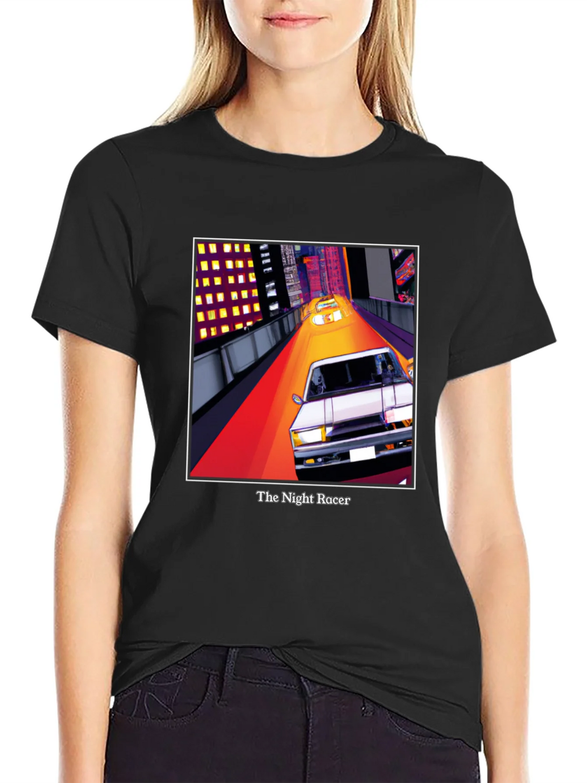 The Night Racer T-Shirt - Retro Car Graphic Tee product image 2