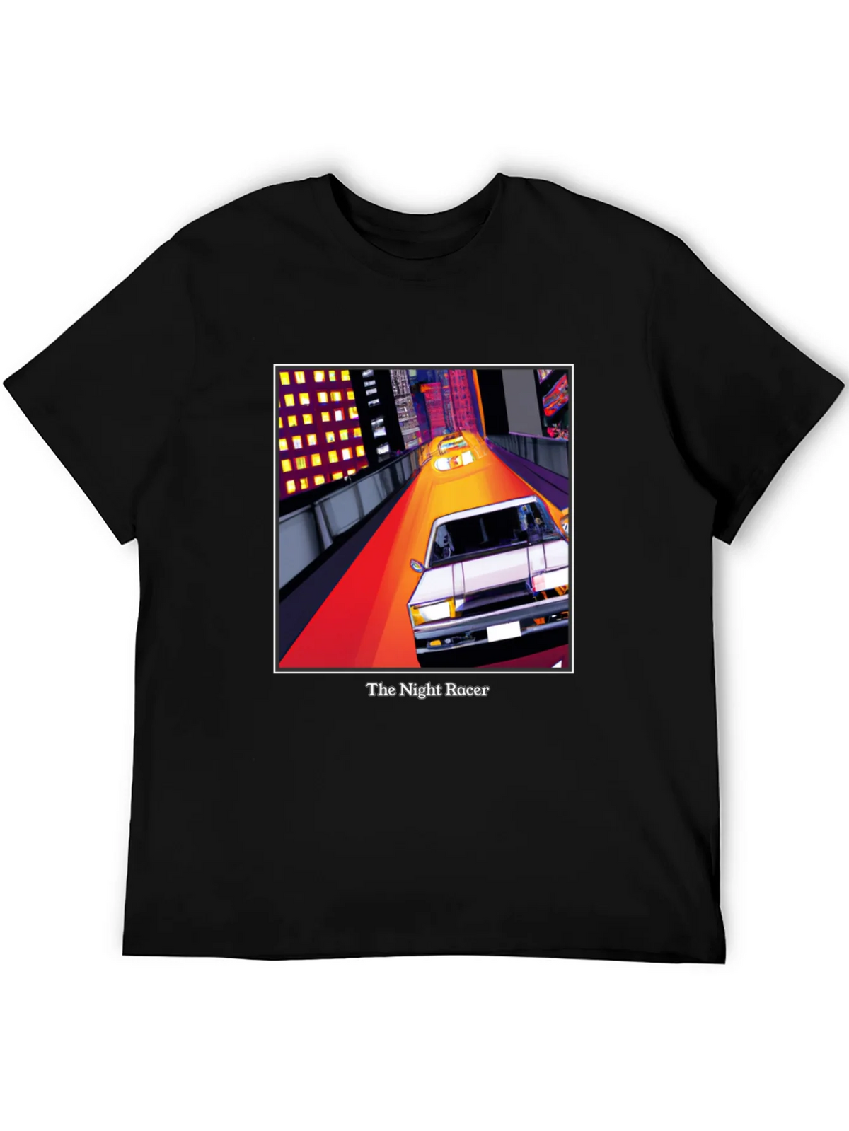 The Night Racer T-Shirt - Retro Car Graphic Tee product image 5