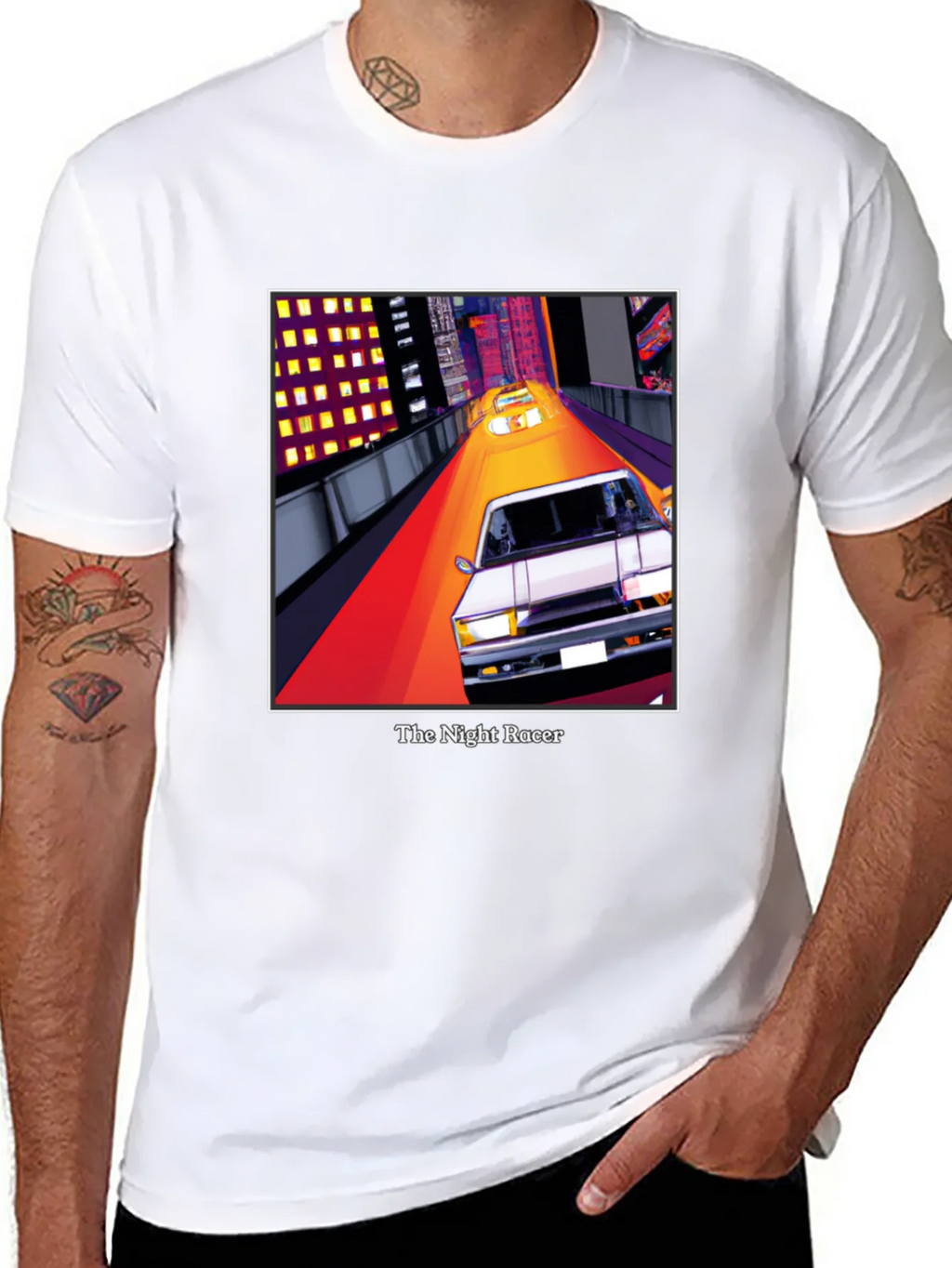 The Night Racer T-Shirt - Retro Car Graphic Tee product image 7