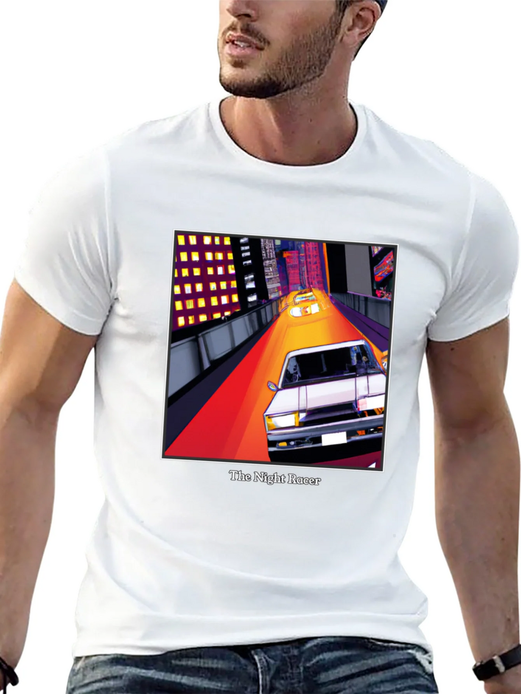 The Night Racer T-Shirt - Retro Car Graphic Tee product image 12