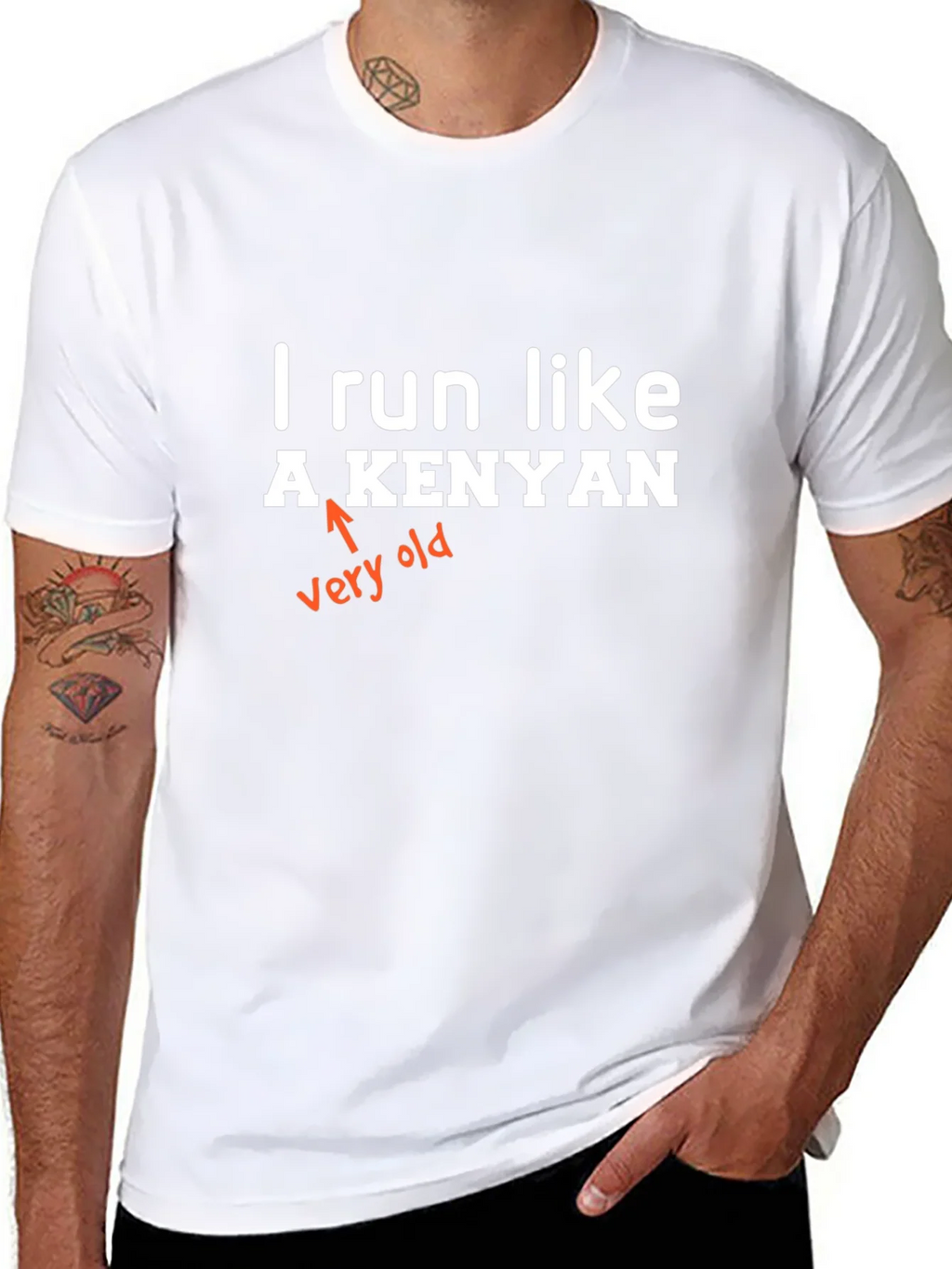 Funny I Run Like A Kenyan Graphic Tee product image 7