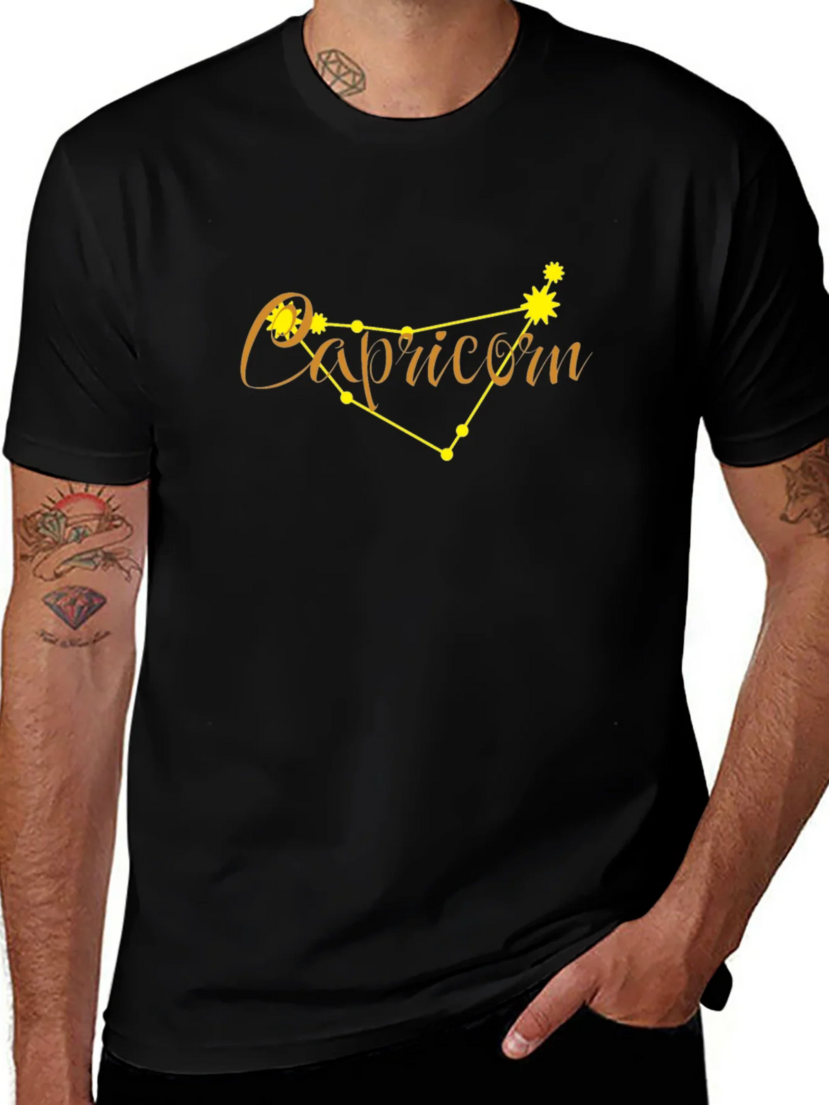 Capricorn Zodiac Constellation Graphic Tee product image 1