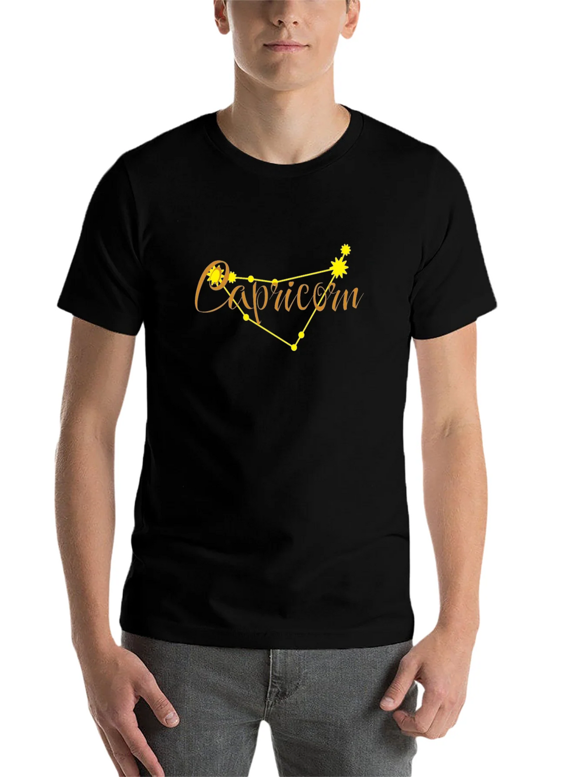 Capricorn Zodiac Constellation Graphic Tee product image 4