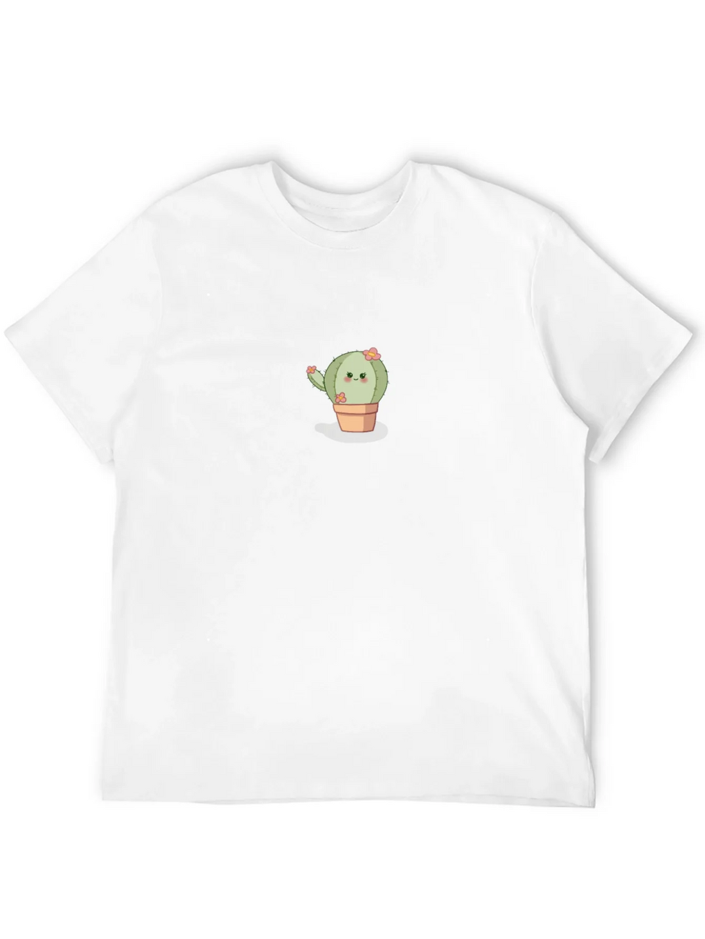 Cute Cactus Graphic Tee - Black Crew Neck T-Shirt product image 11