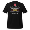 Dear Person Behind Me, I Hope Today Doesn't Suck - Funny product image 1