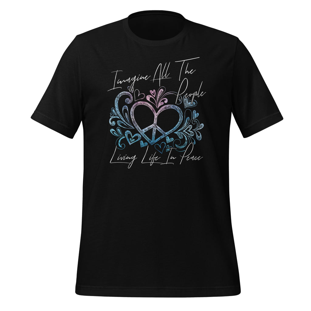 Imagine Hippie People Living Life in Peace and Love Gift product image 1