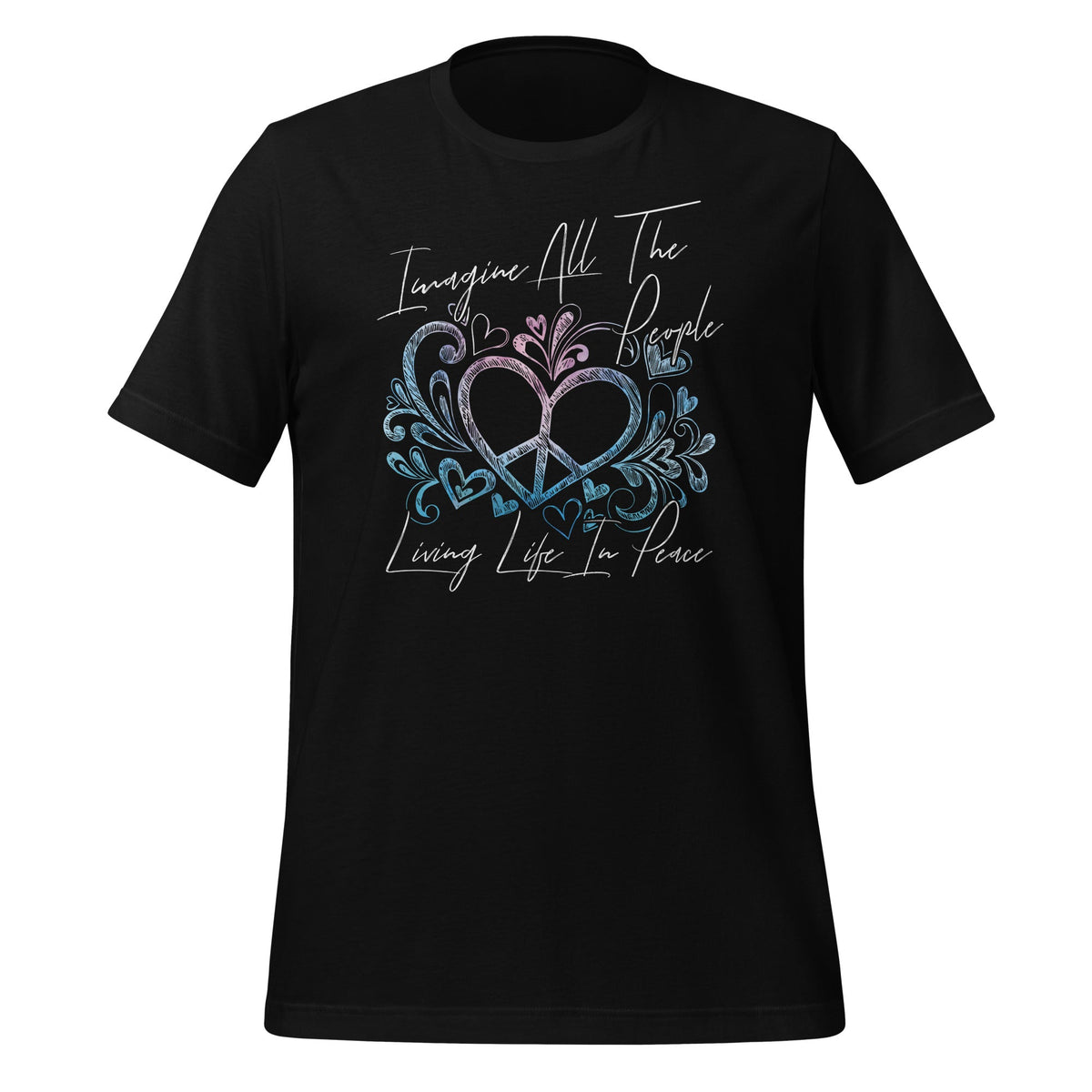 Imagine Hippie People Living Life in Peace and Love Gift product image 1