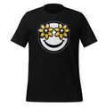 Funny Smiling Flowers Cool Happy Smile Face Unisex T-Shirt product image 1