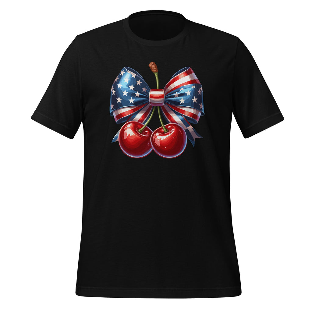 4th of July Celebration Cherries with Bows Patriotic product image 1
