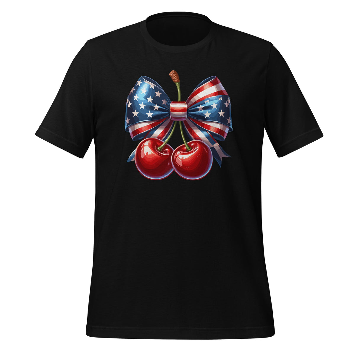 4th of July Celebration Cherries with Bows Patriotic product image 1