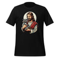 Jesus Holding A Raccoon Trash Eater Christian Unisex T-Shirt product image 1