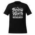 Know Your Worth Then Add Tax Funny Sarcastic Irony Unisex product image 1