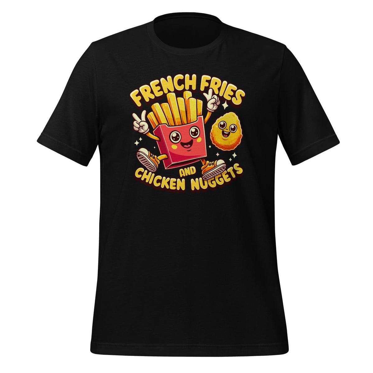 Funny Fast Food Foodie French Fries And Chicken Nuggets product image 1