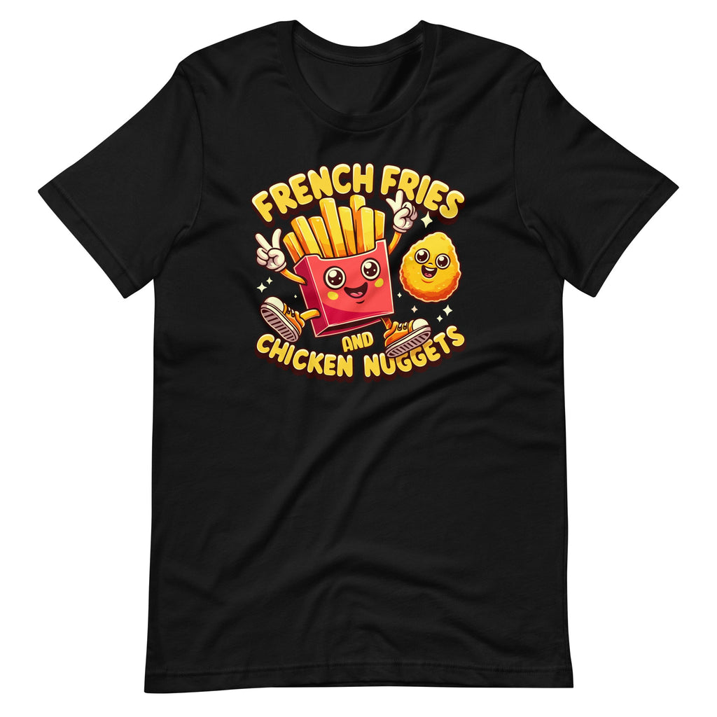 Funny Fast Food Foodie French Fries And Chicken Nuggets product image 2