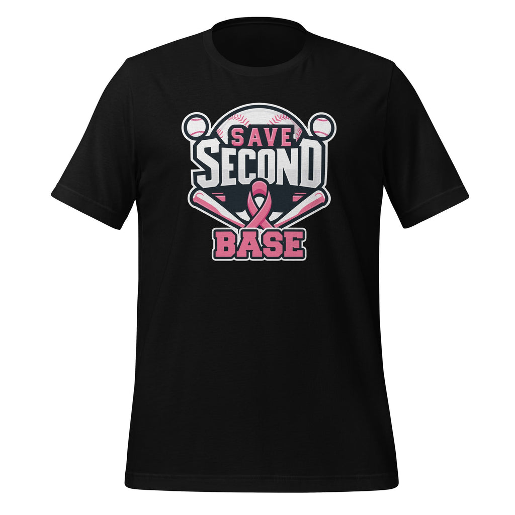 Save 2nd Base Baseball Softball Breast Cancer Awareness product image 1