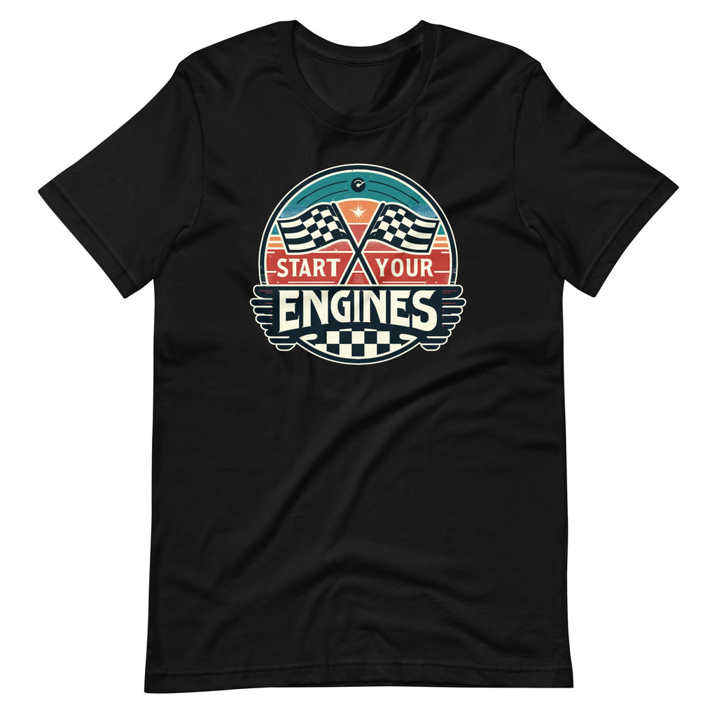 Start Your Engines Funny Saying Raceday Race Car Unisex product image 2