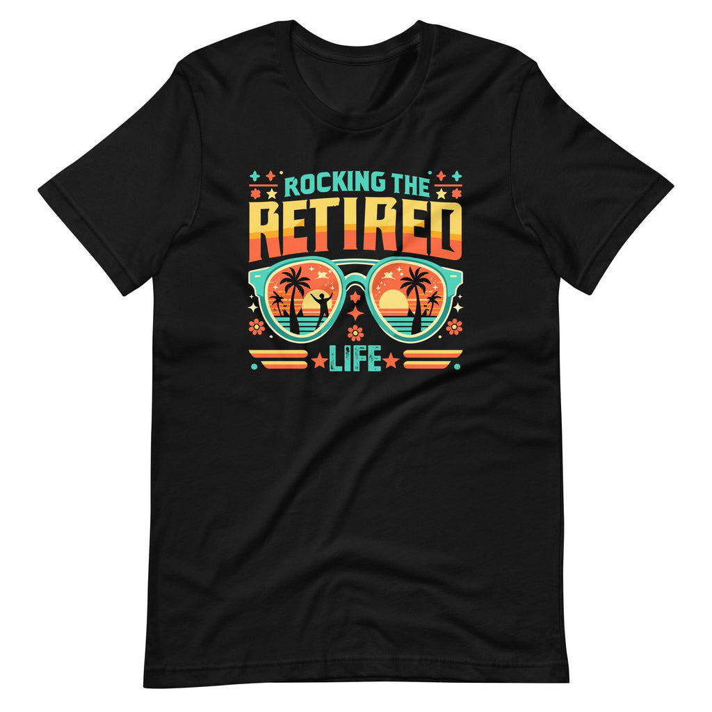 Rocking The Retired Life Funny Summer Retirement Retro product image 2