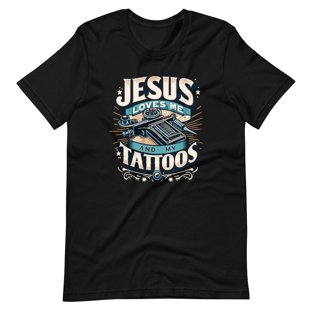 Jesus Loves Me And My Tattoos Christian Body Piercing Day product image 2