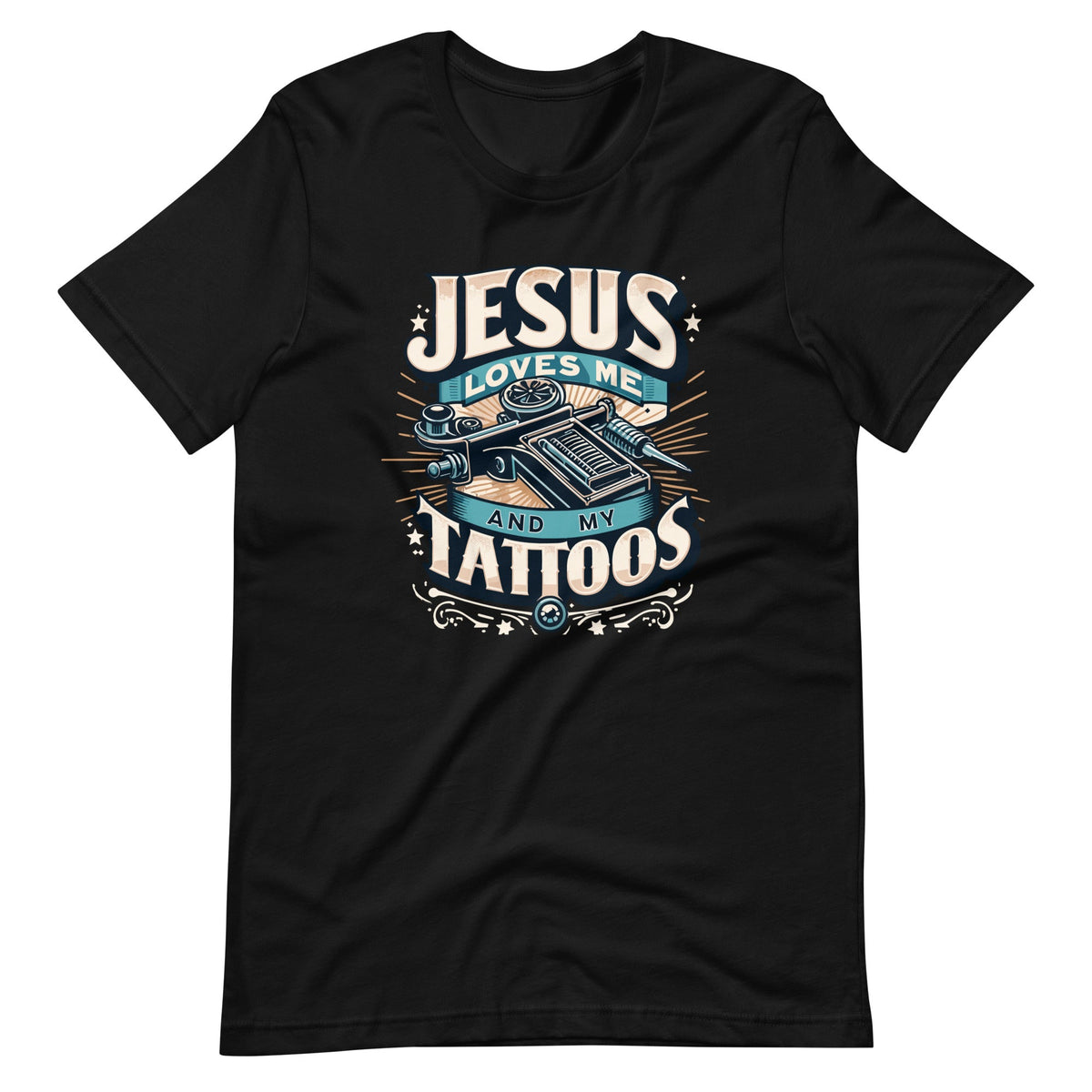 Jesus Loves Me And My Tattoos Christian Body Piercing Day product image 2