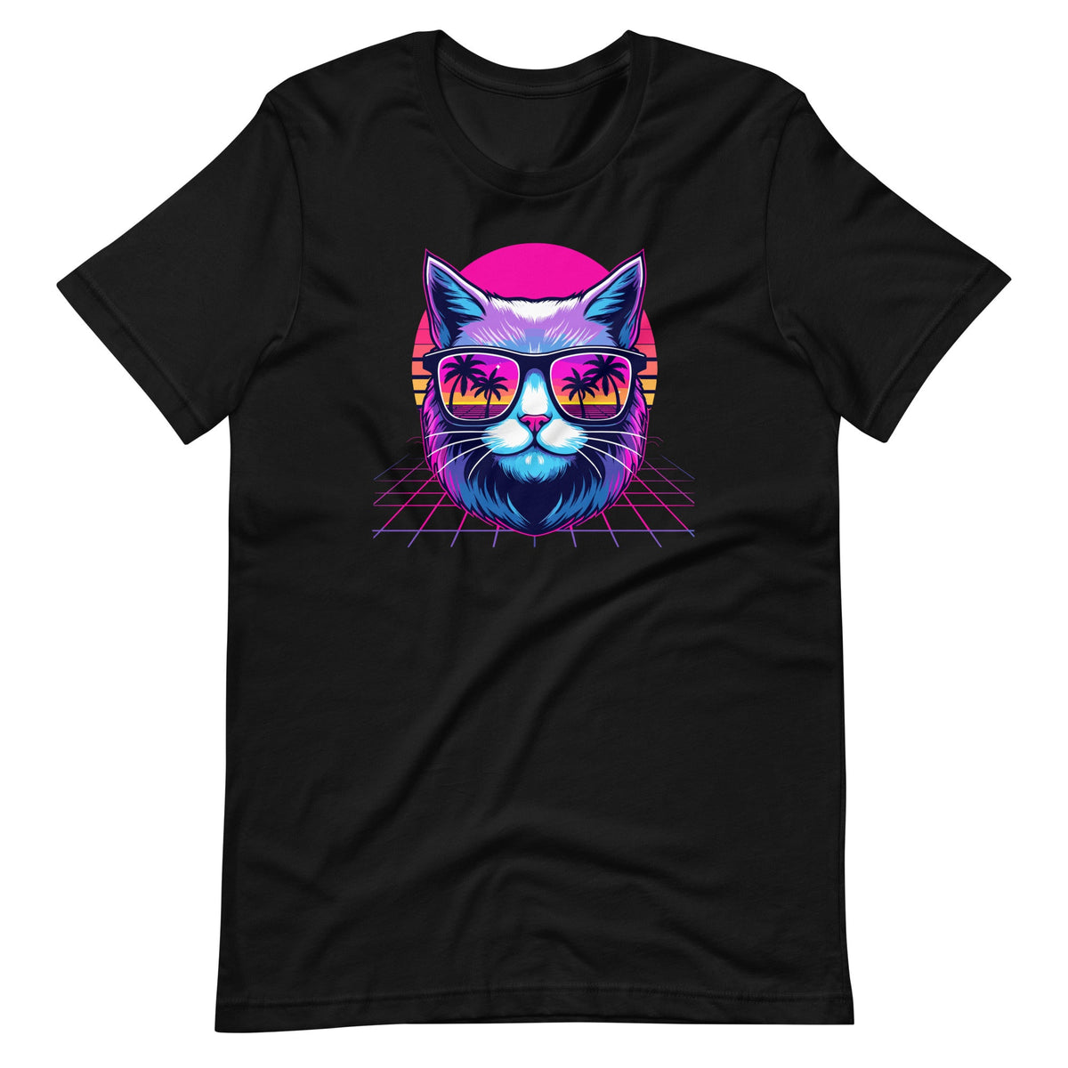 Vaporwave Cat Wearing Sunglasses Day Aesthetic Animal Pet product image 2