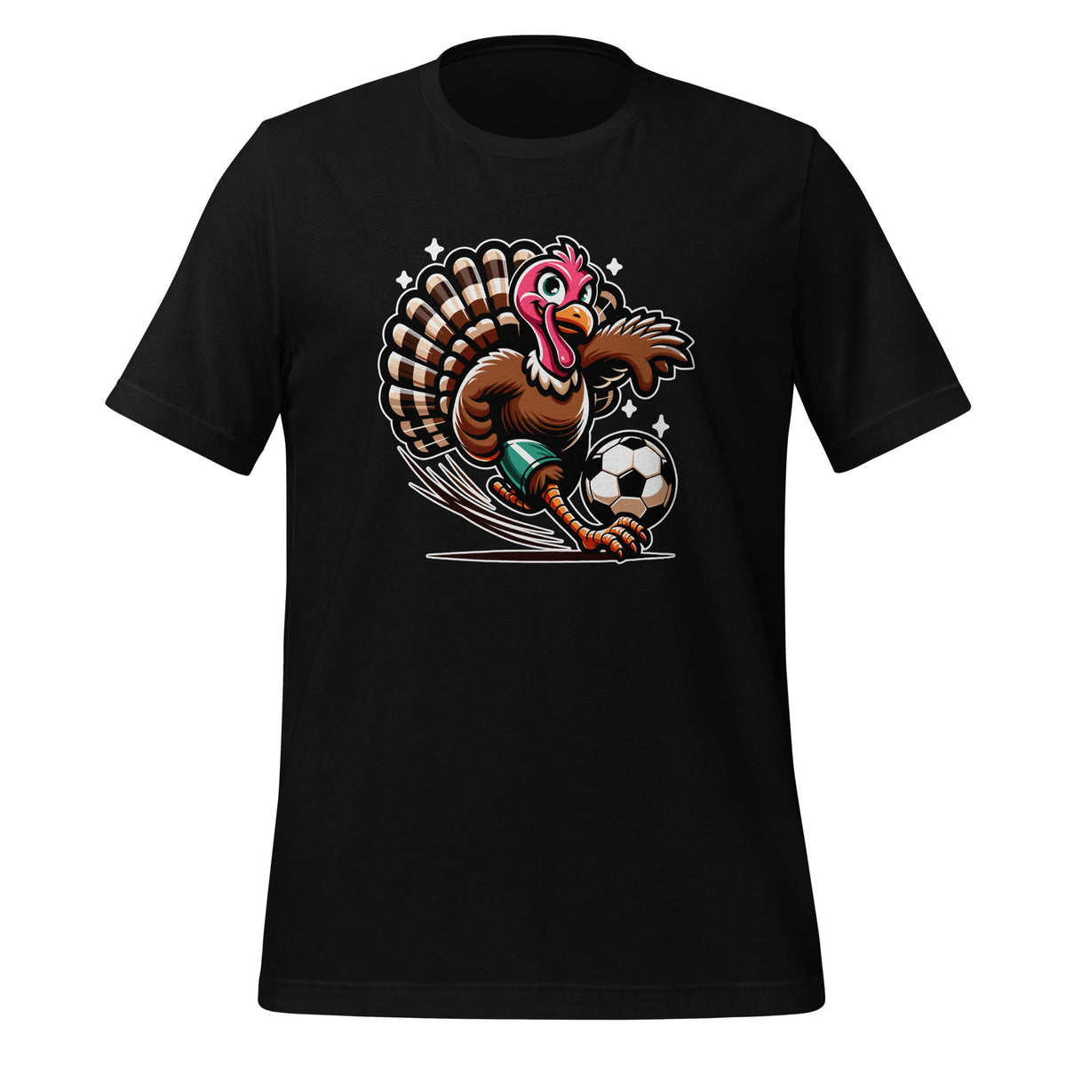 Turkey Playing Soccer Lovers Month Thanksgiving Unisex product image 1