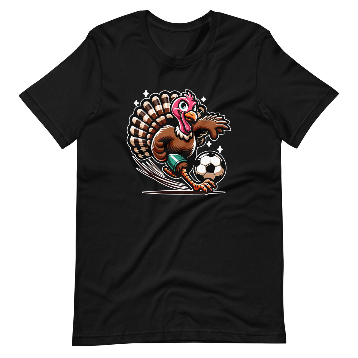 Turkey Playing Soccer Lovers Month Thanksgiving Unisex product image 2