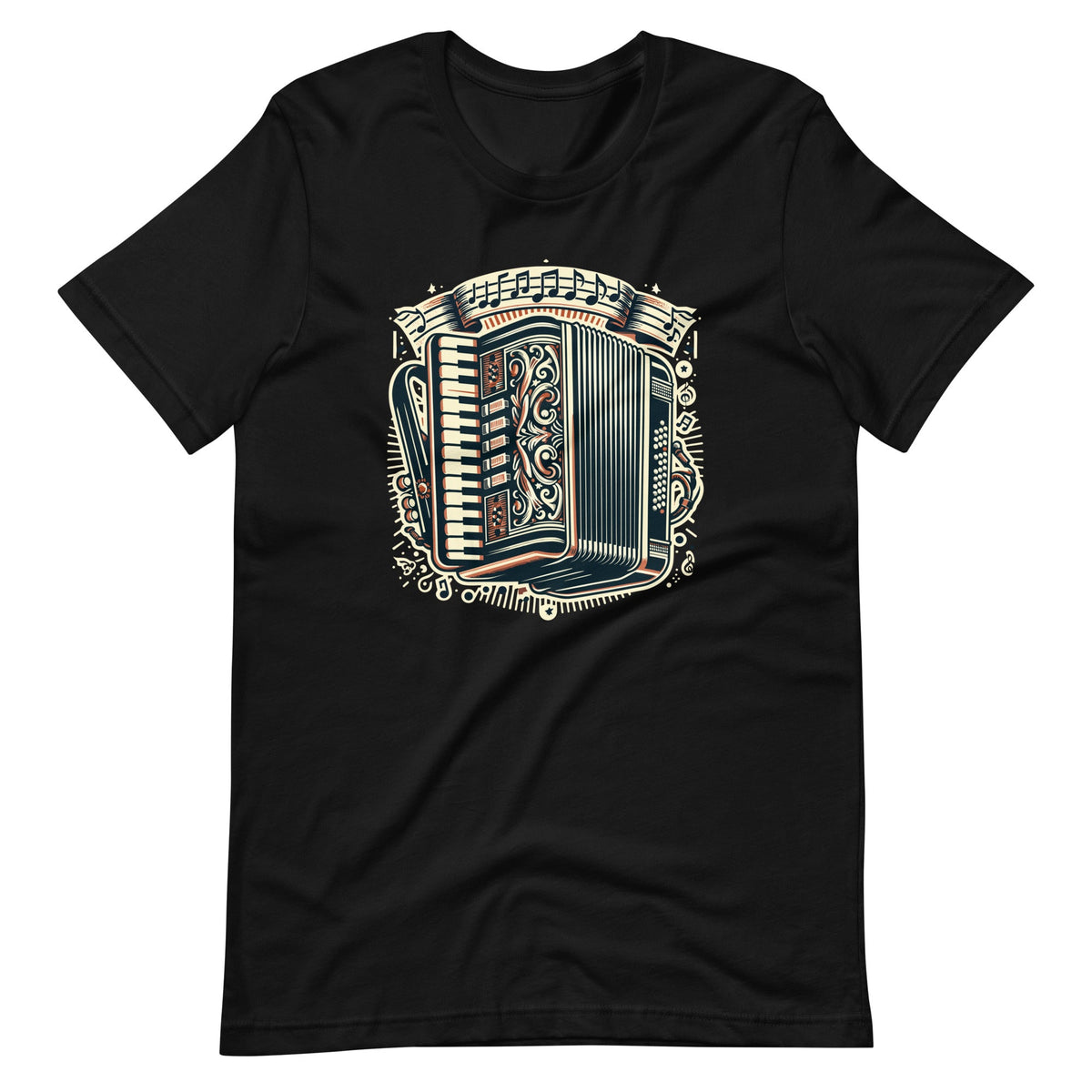 Retro Air Accordion Player Choir Musical Awareness Unisex product image 2