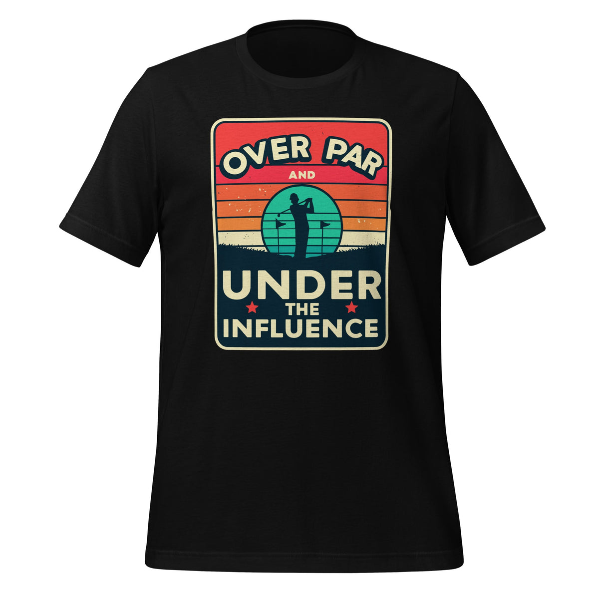 Over Par And Under The Influence Drinking Beer Funny product image 1