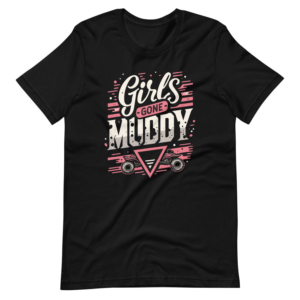 Mud Run Princess Girls Gone Muddy ATV Muddin Unisex T-Shirt product image 2