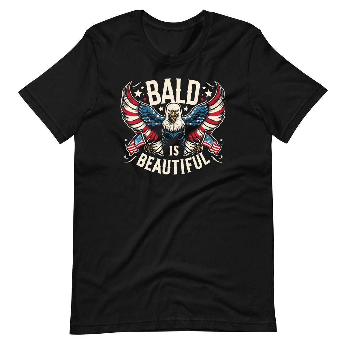 Bald Is Beautiful 4th of July Independence Day American product image 2