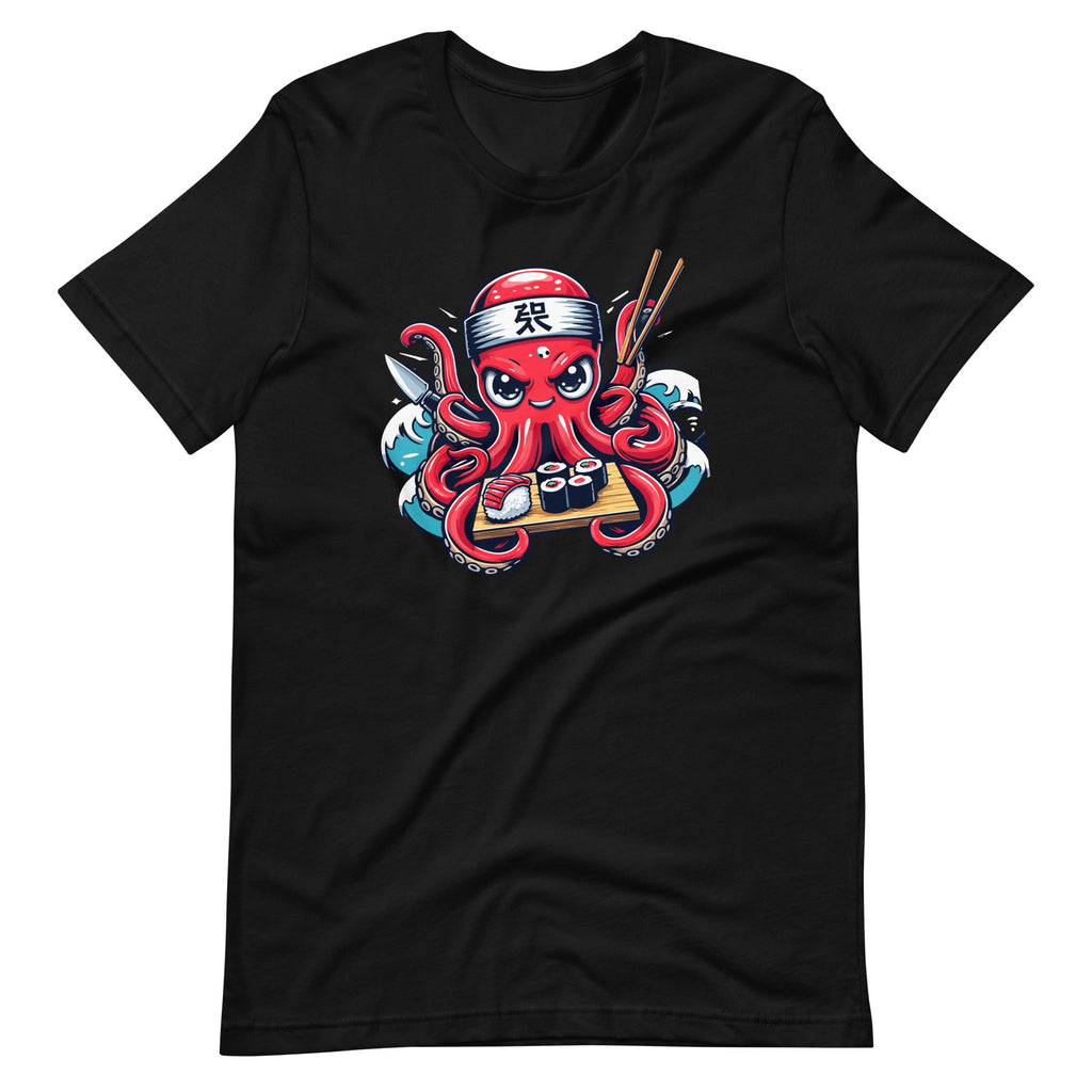Japanese Sushi Chef Octopus Kraken Funny Anime Unisex product image 2