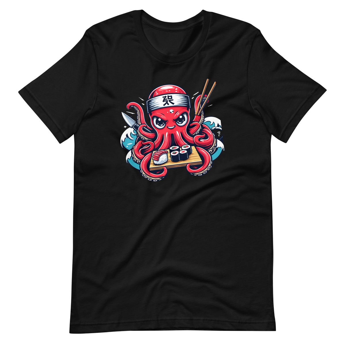 Japanese Sushi Chef Octopus Kraken Funny Anime Unisex product image 2