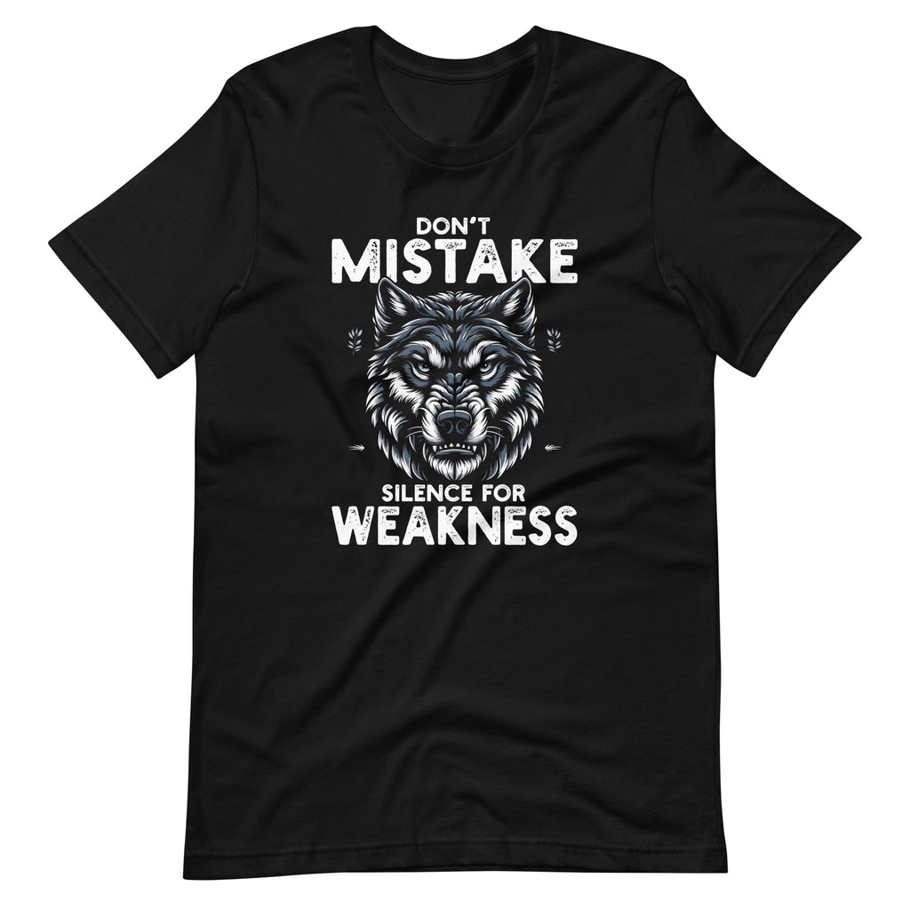 Don't Mistake Silence For Weakness Inspirational Wolf product image 2