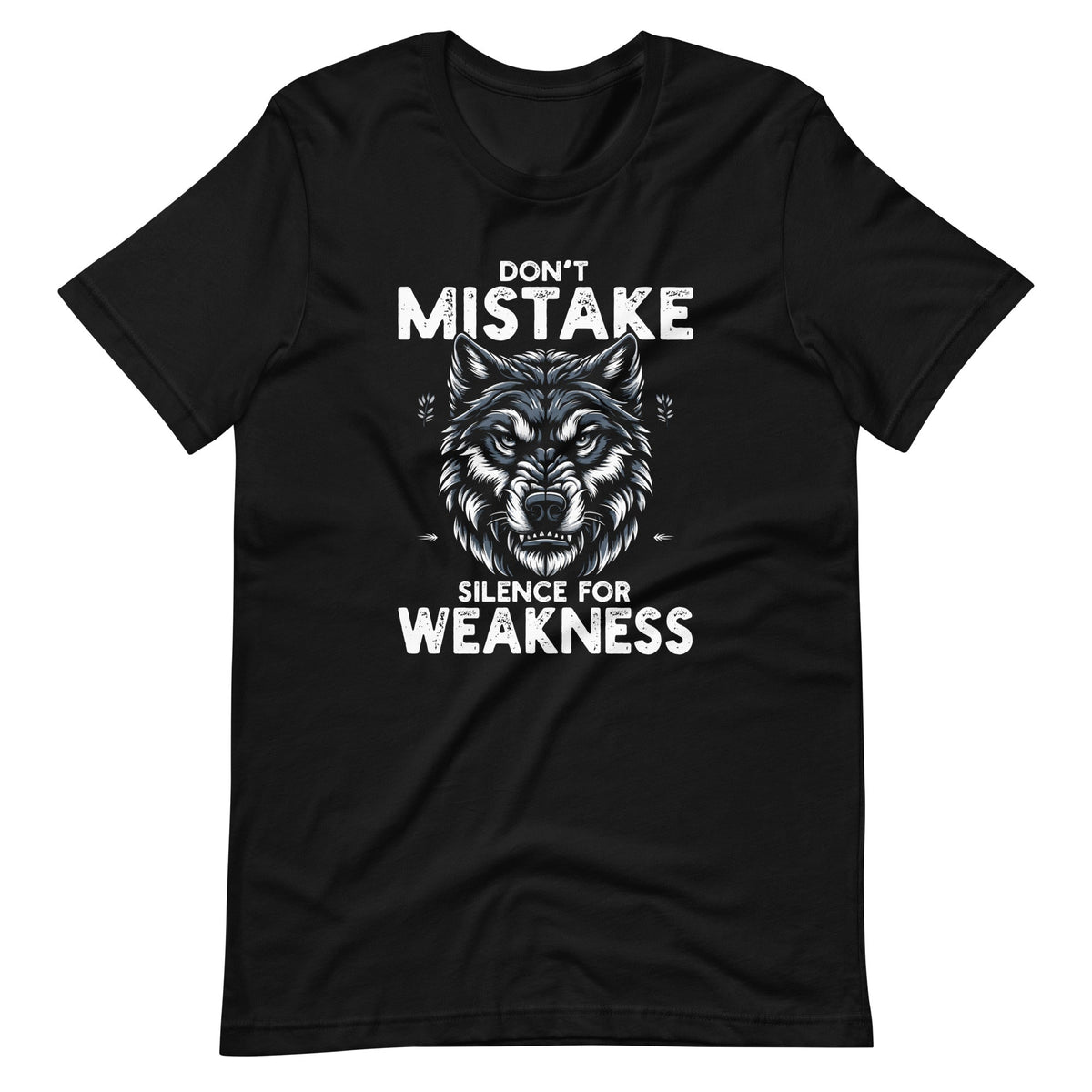Don't Mistake Silence For Weakness Inspirational Wolf product image 2