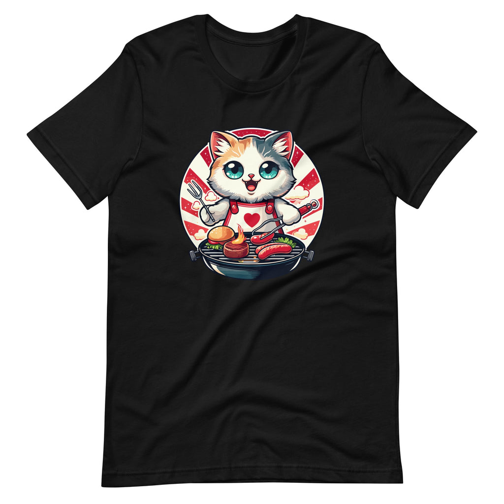 Pretty Presentation of BBQ-Loving Cat Funny Kitten Grilling product image 2