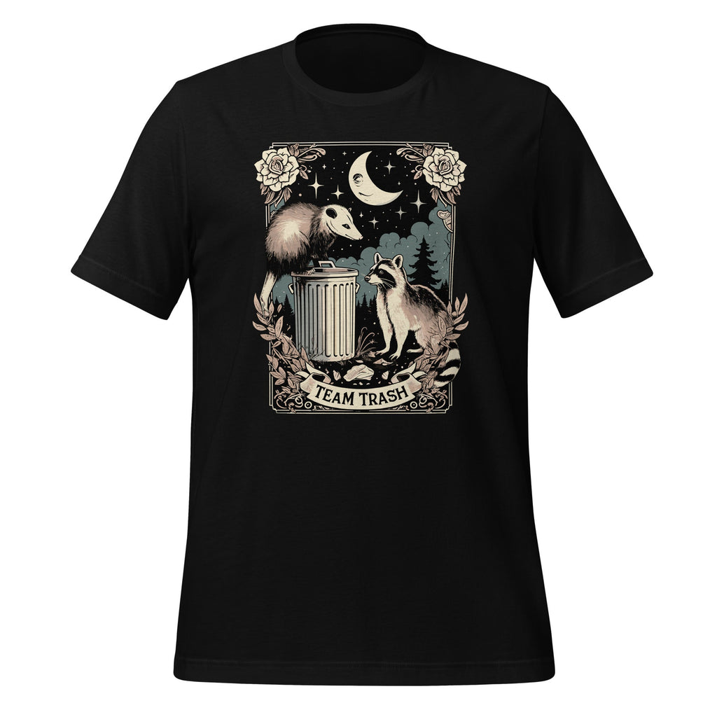 Team Trash Tarot Card Opossum Witchcraft Goth Possum Racoon product image 1