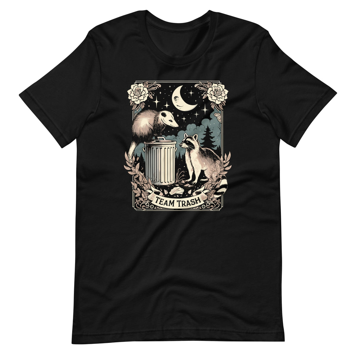 Team Trash Tarot Card Opossum Witchcraft Goth Possum Racoon product image 2