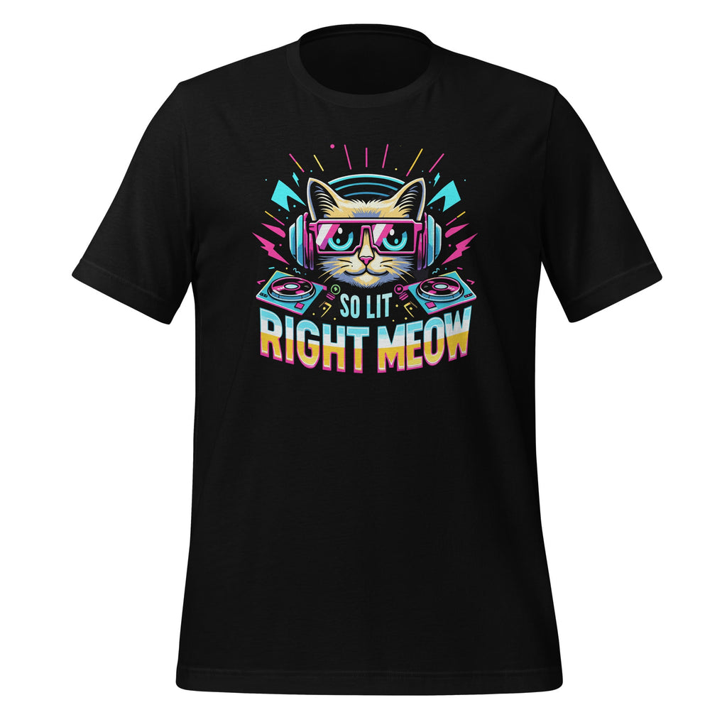 DJ Cat So Lit Right Meow EDM Techno Rave Party Festival product image 1