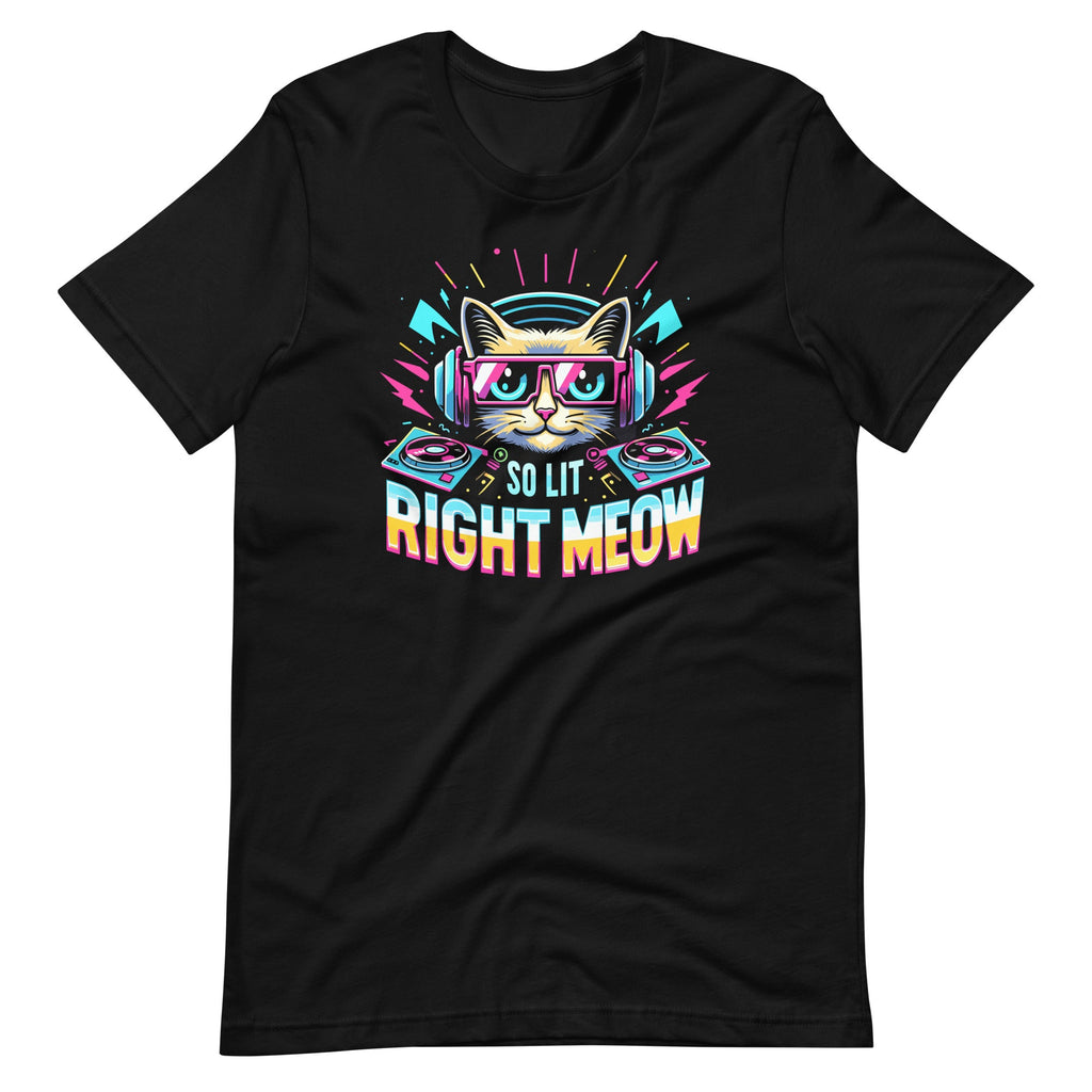 DJ Cat So Lit Right Meow EDM Techno Rave Party Festival product image 2