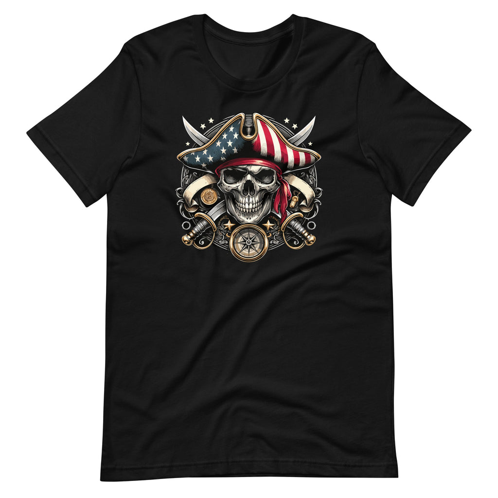 Pirate 4th of July American Flag USA America Funny Unisex product image 2