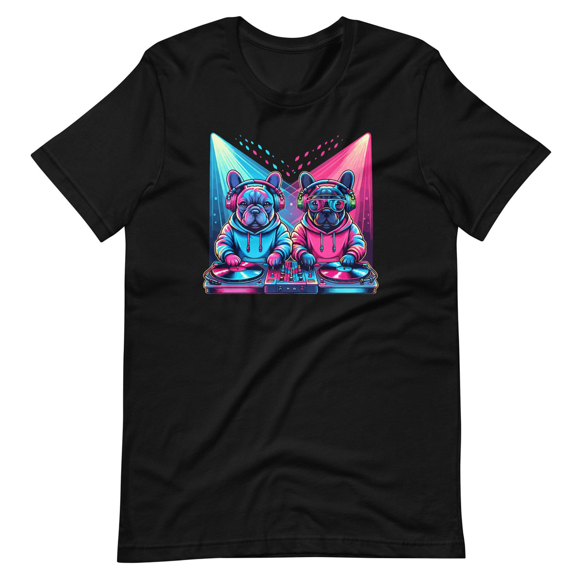 Funny DJ French Bulldog Disco Sound Tech Headphone Music product image 2