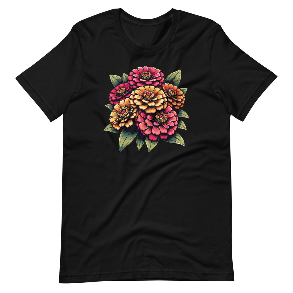 Cool Multicolor Zinnias Flowers Plants Garden Fans Unisex product image 2
