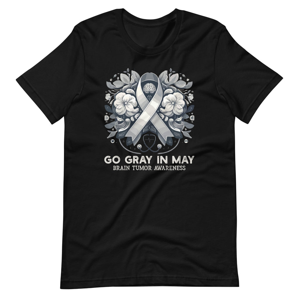 Go Gray In May Brain Tumor Cancer Awareness Day Grey Ribbon product image 2