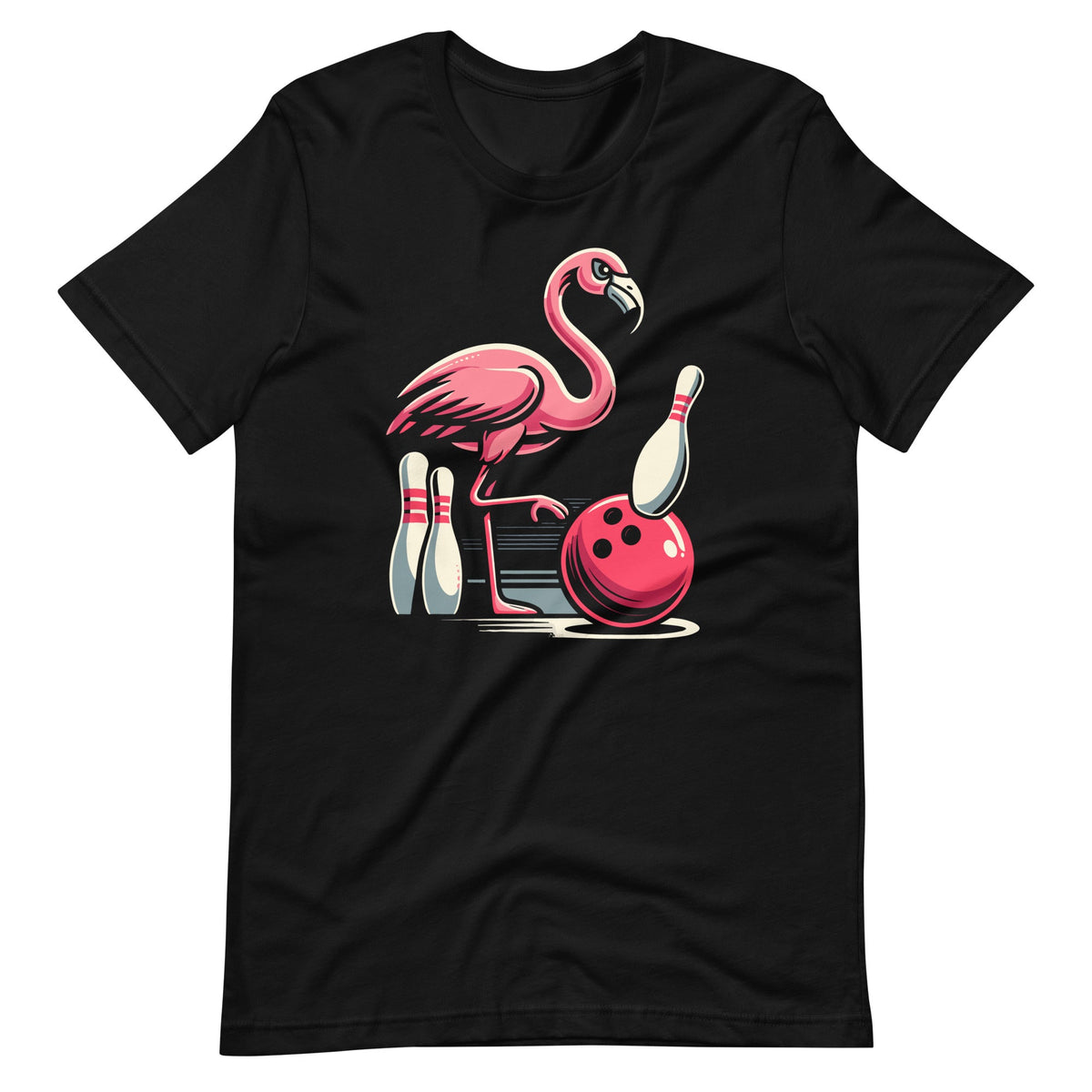 Funny Bird Flamingo Bowling Pin Bowl Bowler Players Unisex product image 2