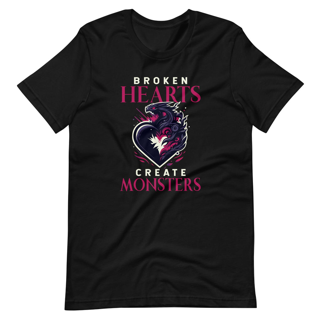 Broken Hearts Create Monsters Funny Quote Saying Unisex product image 2