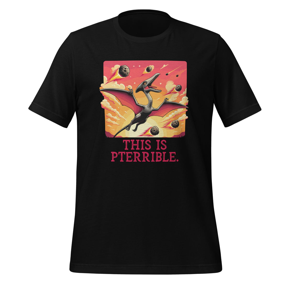 This Is Pterodactyl Pterrible Funny Flying Dino Dinosaur product image 1