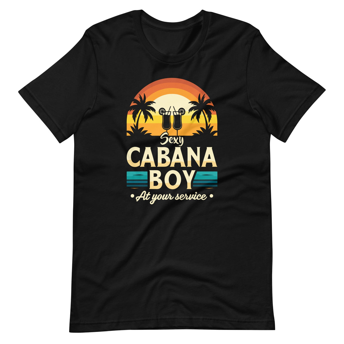 Cabana Boy At Your Service Pool Party Bartender Unisex product image 2