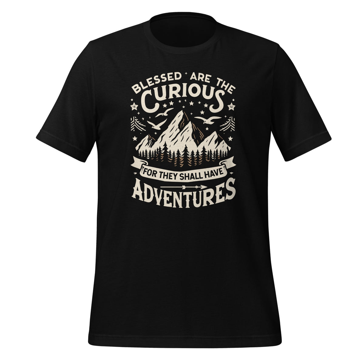 Blessed Are the Curious Shall Have Adventures Camping product image 1